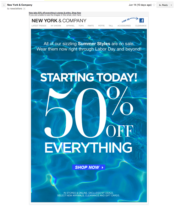 Single CTA Email Marketing